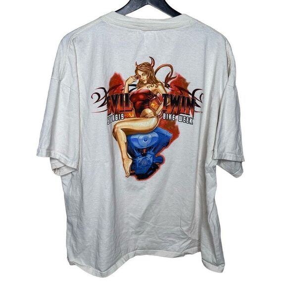 Y2K Sturgis Biker Girl T Shirt XL - Picture 4 of 5